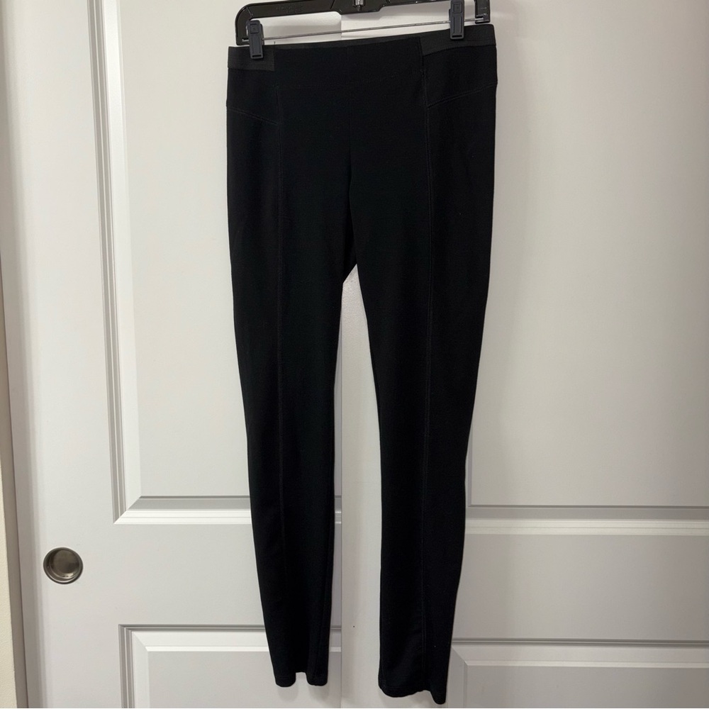 SIMPLY VERA VERA WANG Women’s Ponte Black Leggings Slim Fit Pants Size Medium